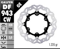 Galfer KTM 790/890 Front Disc Wave Float 320x5mm