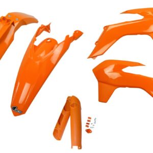 UFO Full Plastic Kit Orange KTM EXC 125 -500 2014-2015