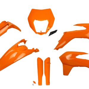 UFO KTM EXC 125 2016 Plastics Kit (No Airbox Covers) Orange