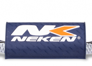 Neken Handlebar, White-Blue, Pad Blue