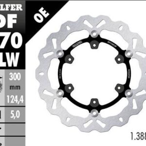Galfer Disc Wave Floating (C Steel) 300X5mm