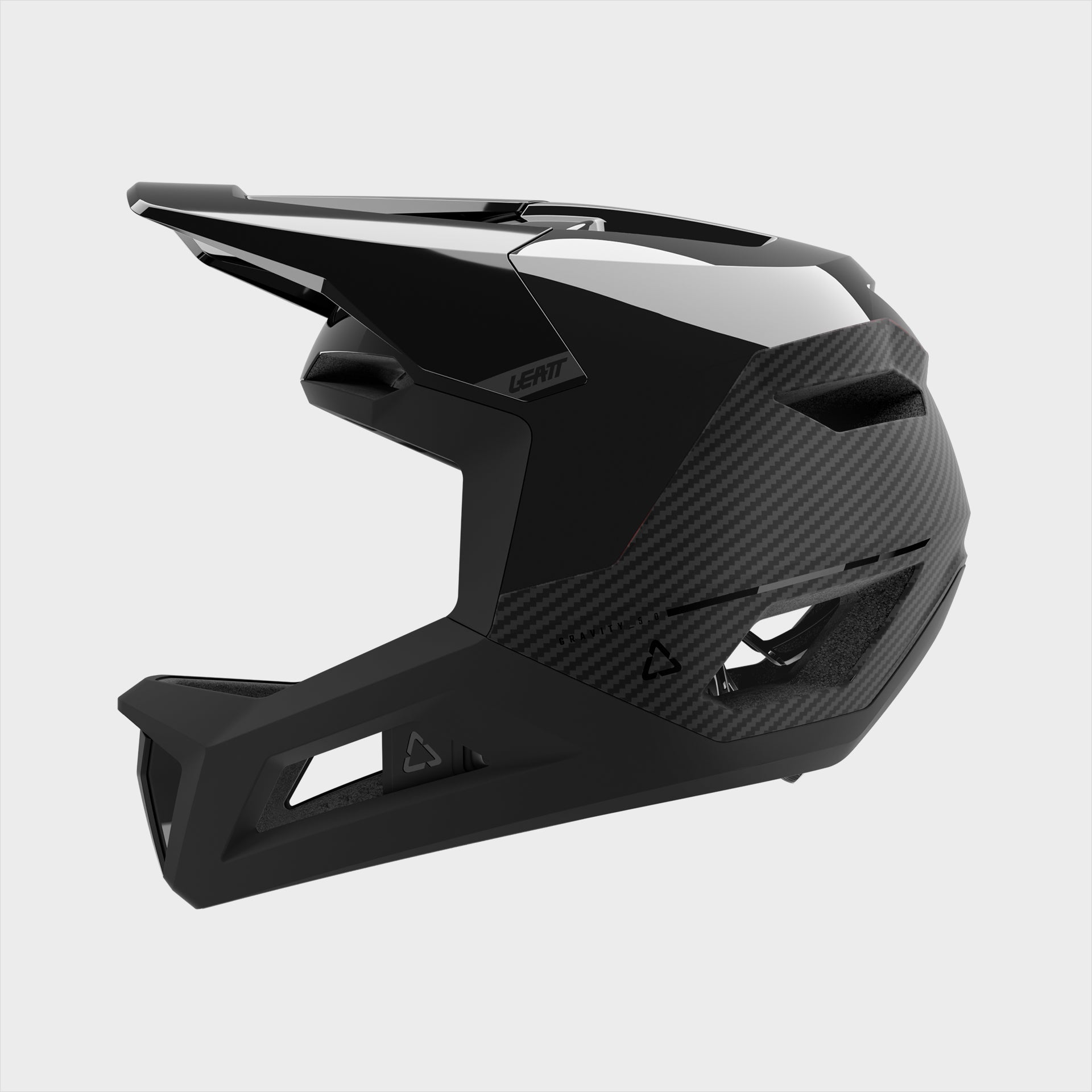 34355 Leatt 2026 HelmetMTB 5.0Gravity Black Left 1026055370.jpg