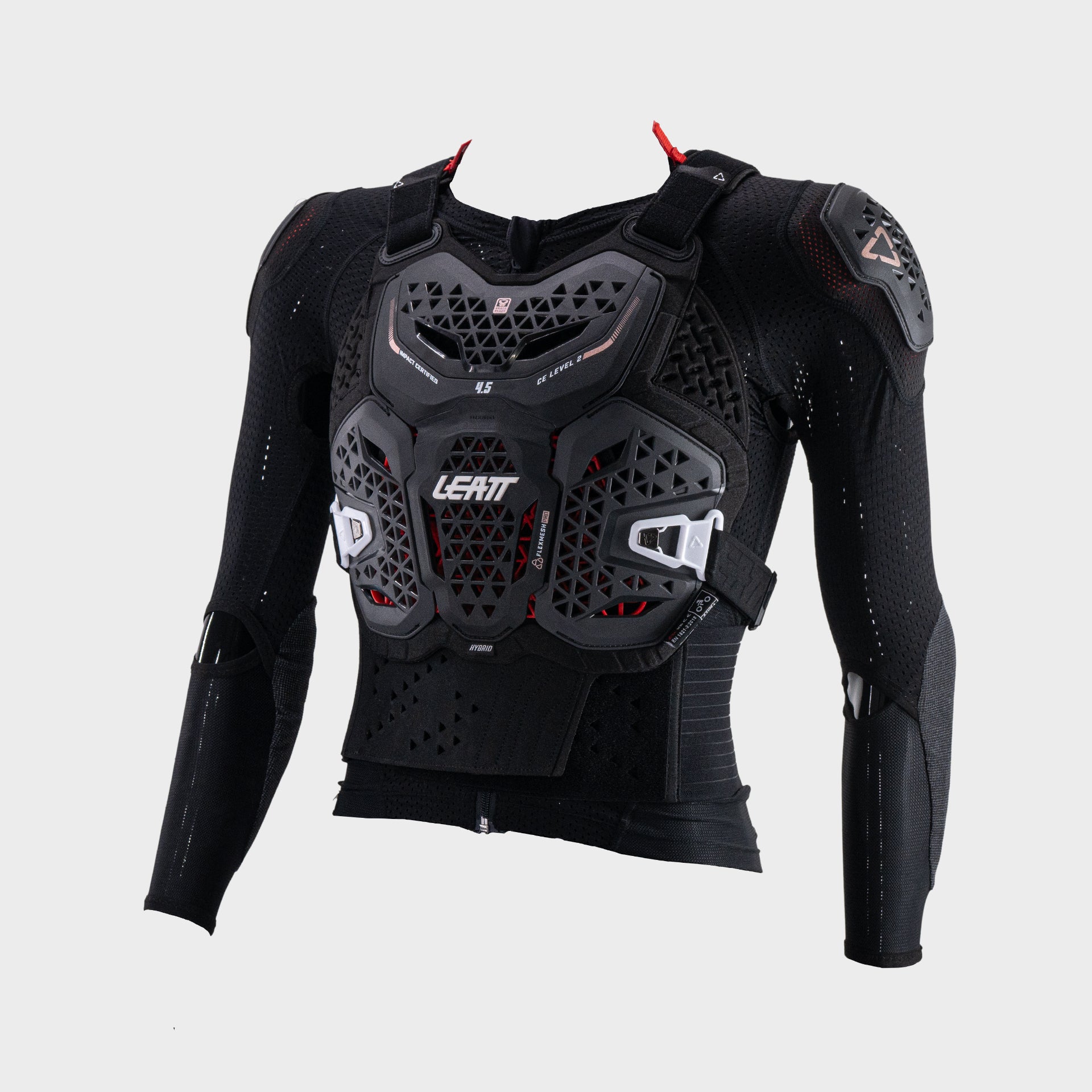 41906 Leatt 2026 Protection BodyProtector 4.5HybridWomen Black ISOLeft 5026010610.jpg