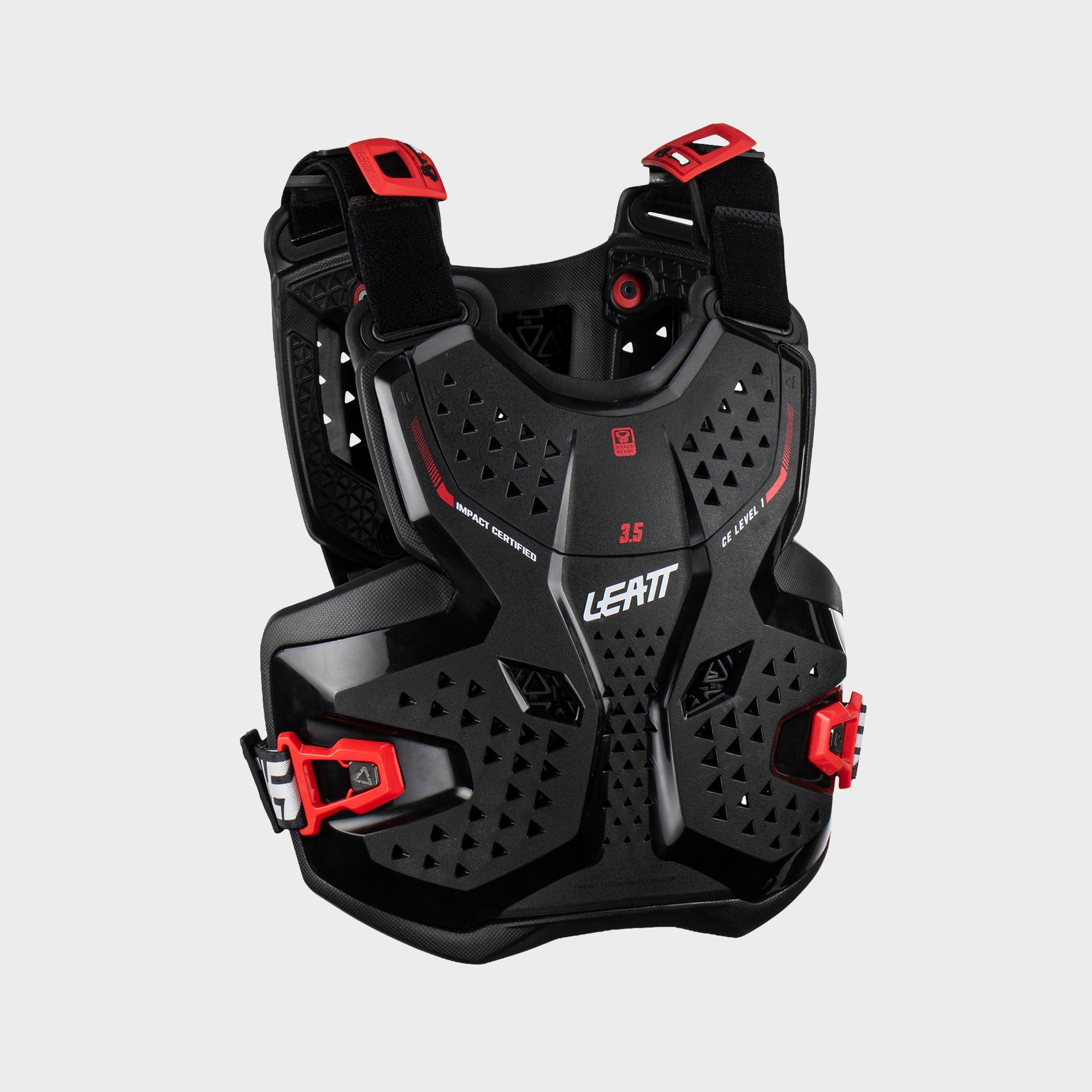 41928 Leatt Chest Protector 3.5 Jr Black Front Right 5023051000.jpg