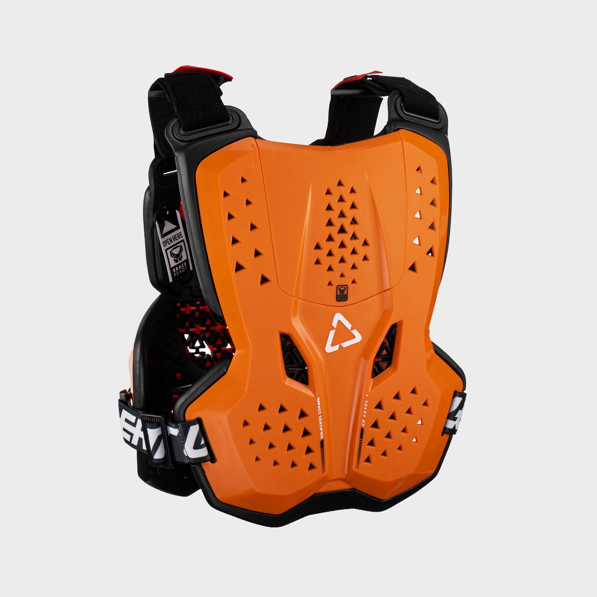 41929 Leatt Chest Protector 3.5 Jr Orange Back Left 5023051001.jpg