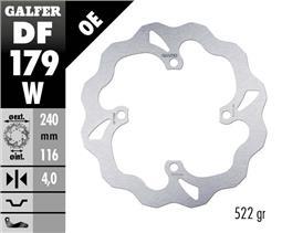 Galfer Kawasaki KX Rear Disc Wave Fixed 240x4mm
