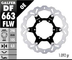 Galfer Disc Wave Floating (C. Steel) 298x4mm