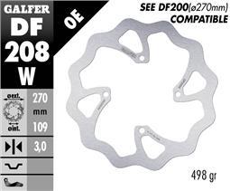 Galfer Kawasaki Front Disc Wave Fixed Oversize 270