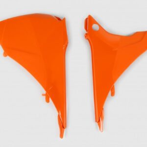 UFO KTM EXC 125-500 2014-16 Airbox Covers Orange