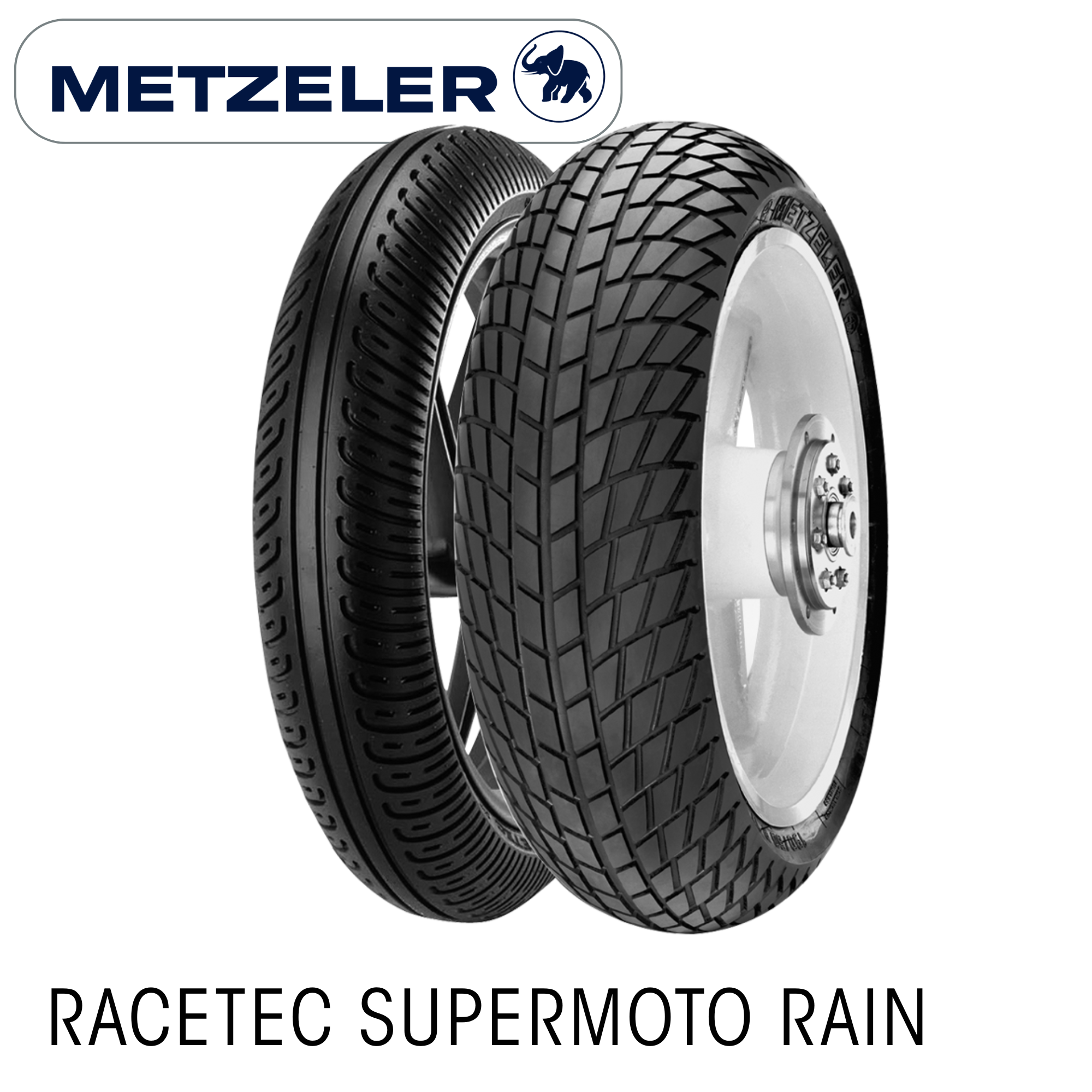 Metzeler 125/75R17 NHS TL Racetec Supermoto Rain Front