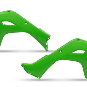 UFO Kawasaki Radiator Cover Green. KXF250-450 2024-25