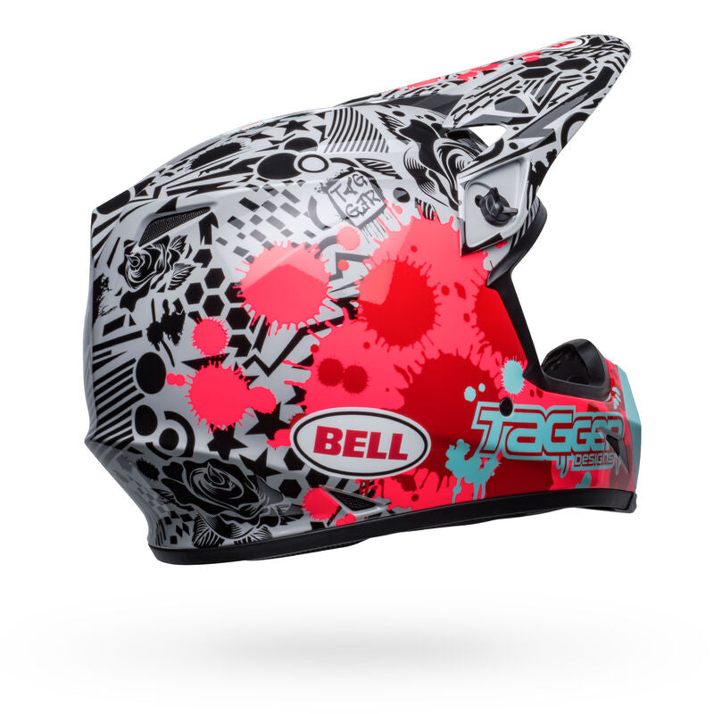 bell mx 9 mips dirt motorcycle helmet tagger splatter gloss bright red gray back right.jpg