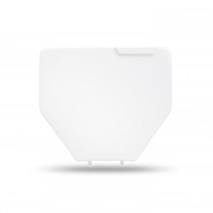 UFO Front Number Plate White (Husqvarna 20-23)