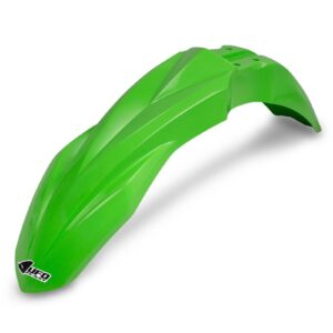 UFO Kawasaki Front Fender Green KXF 250 2018-25, KXF 450 2018-25