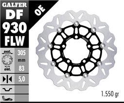 Galfer Disc Wave Floating (C. Steel) 305x5mm