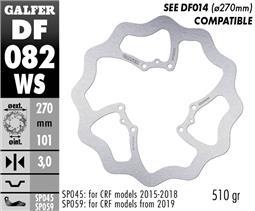 Galfer Disc Wave Fixed Oversize 270x3mm