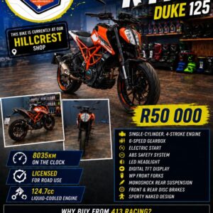 2019 KTM Duke 125 pre-owned at 413 Racing Hillcrest
